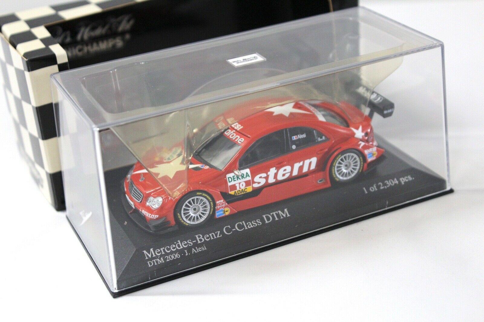 1:43 Minichamps Mercedes C-Klasse DTM 2006 Alesi #10