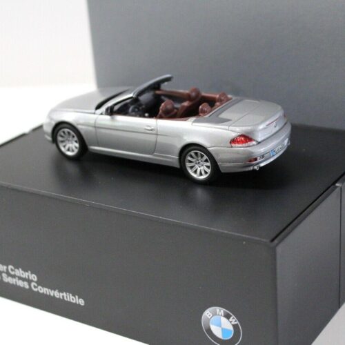 1:43 Kyosho BMW 6er E63 Convertible grey DEALER VERSION