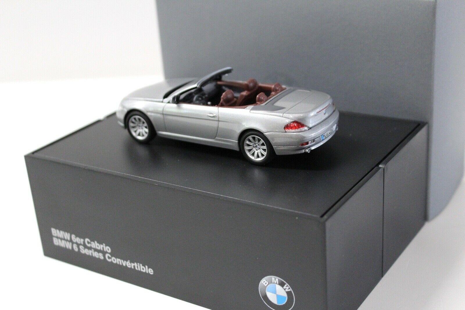 1:43 Kyosho BMW 6er E63 Convertible grey DEALER VERSION
