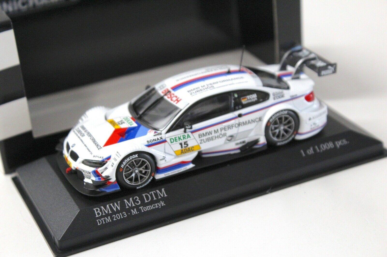 1:43 Minichamps BMW M3 DTM (E92) 2013 M.Tomcyzk #15 white