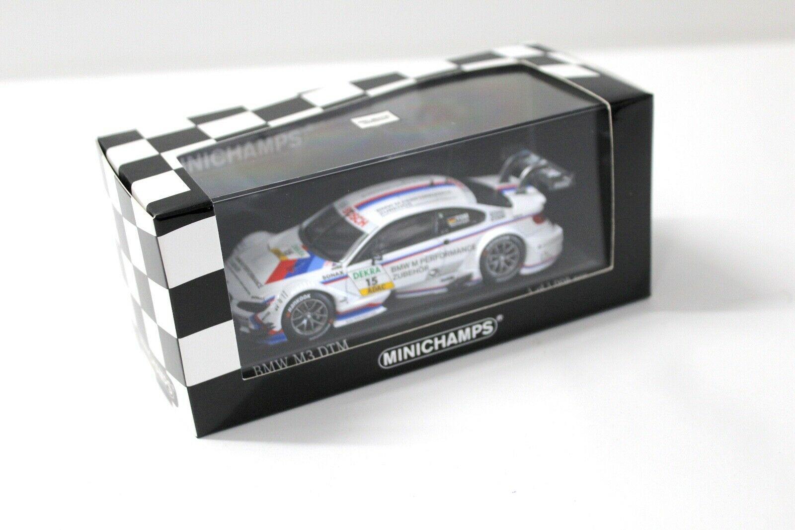1:43 Minichamps BMW M3 DTM (E92) 2013 M.Tomcyzk #15 white