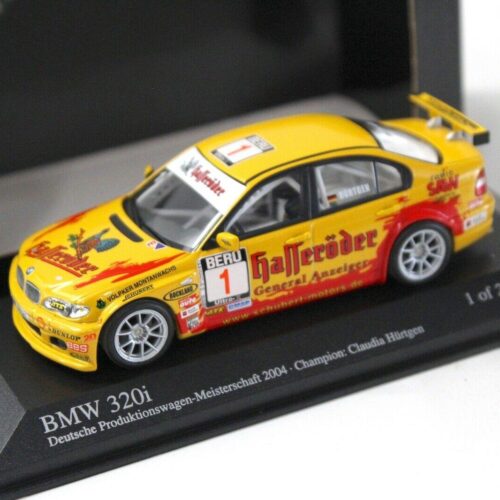 1:43 Minichamps BMW 320i E46 DRM 2004 Champ Hürtgen #1