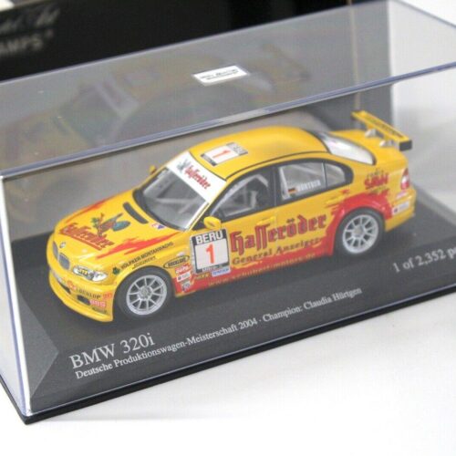 1:43 Minichamps BMW 320i E46 DRM 2004 Champ Hürtgen #1