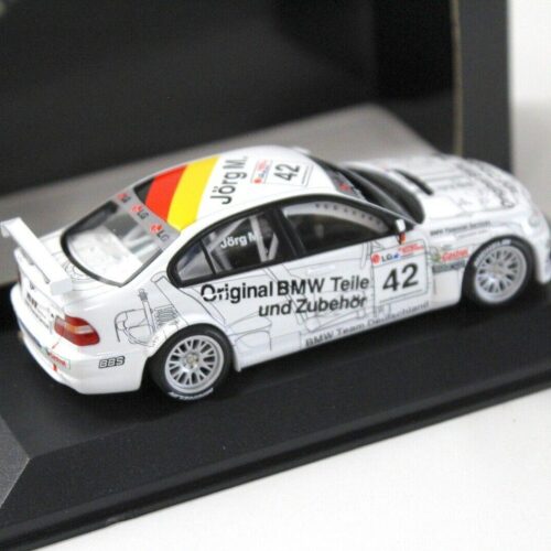 1:43 Minichamps BMW 320i ETCC Magny-Cours 2003 Jörg M.
