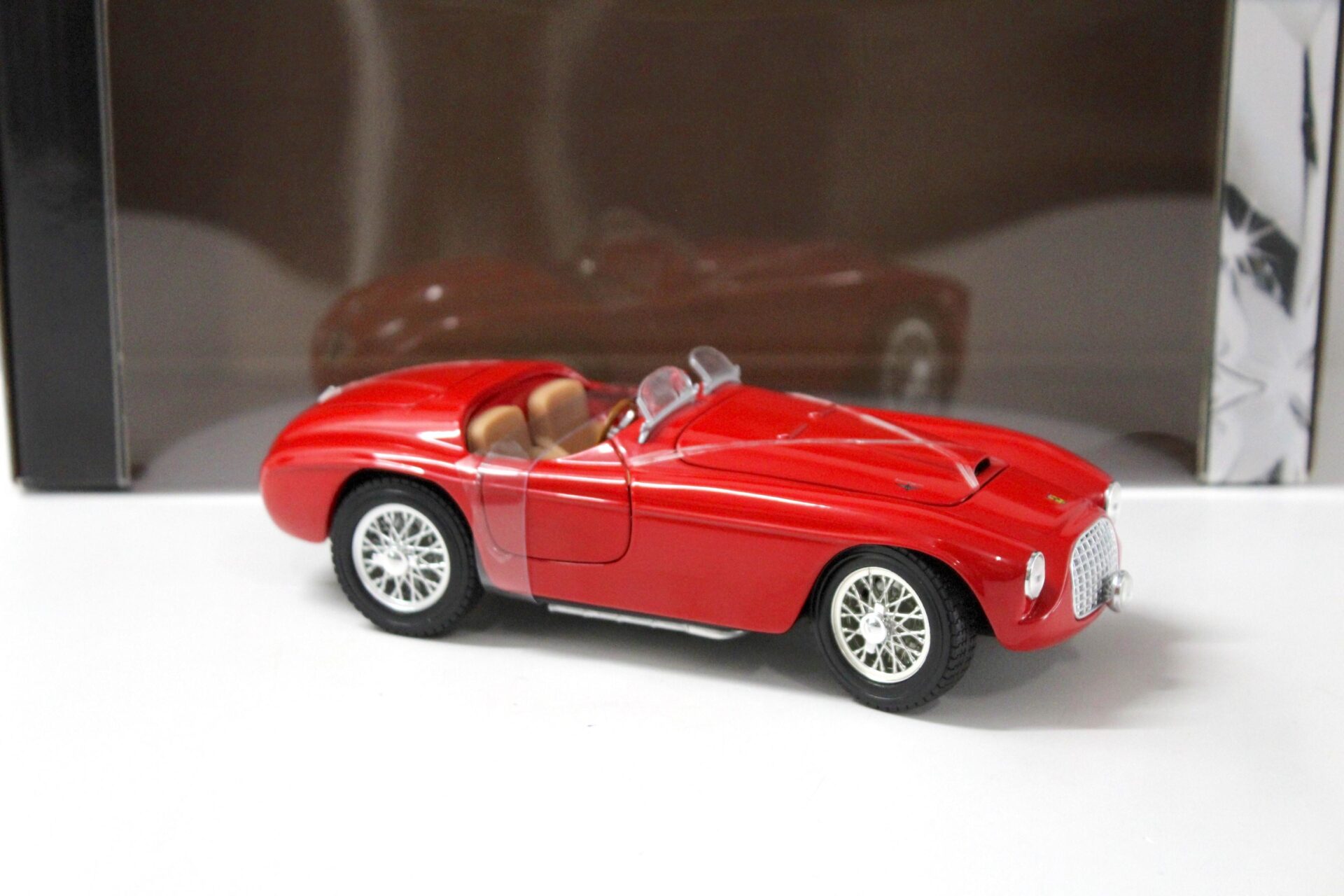 1:18 Hot Wheels Ferrari 166 MM Barchetta red