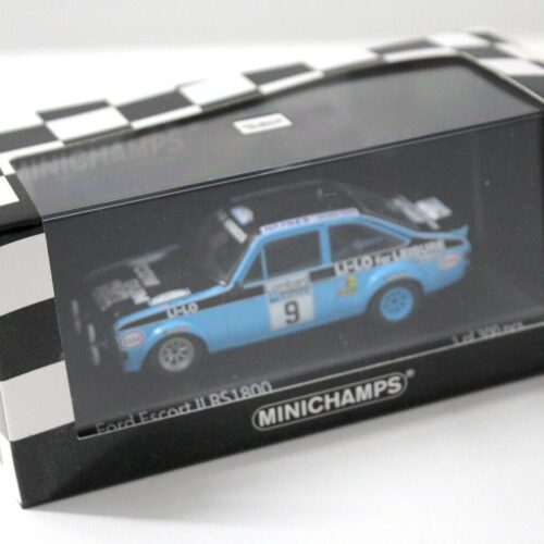 1:43 Minichamps Ford Escort II RS1800 Lombard RAC Rally #9 Clark/Wilson