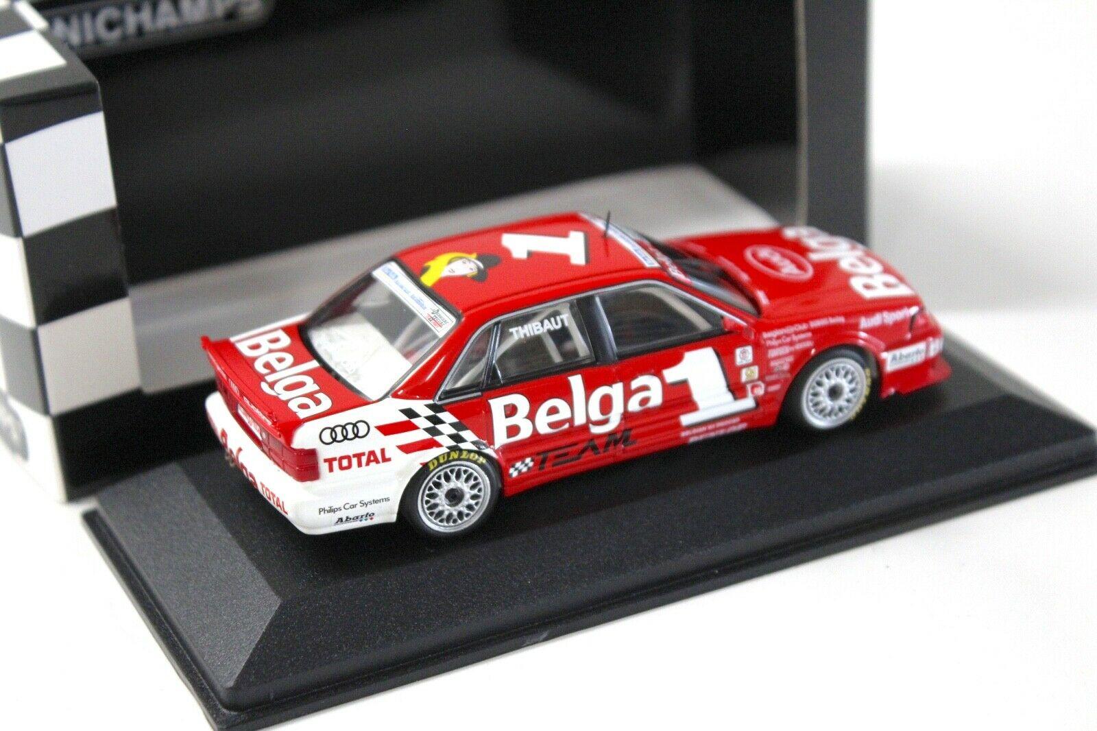 1:43 Minichamps Audi V8 EVO Thibaut BELGA #1 TOTAL red