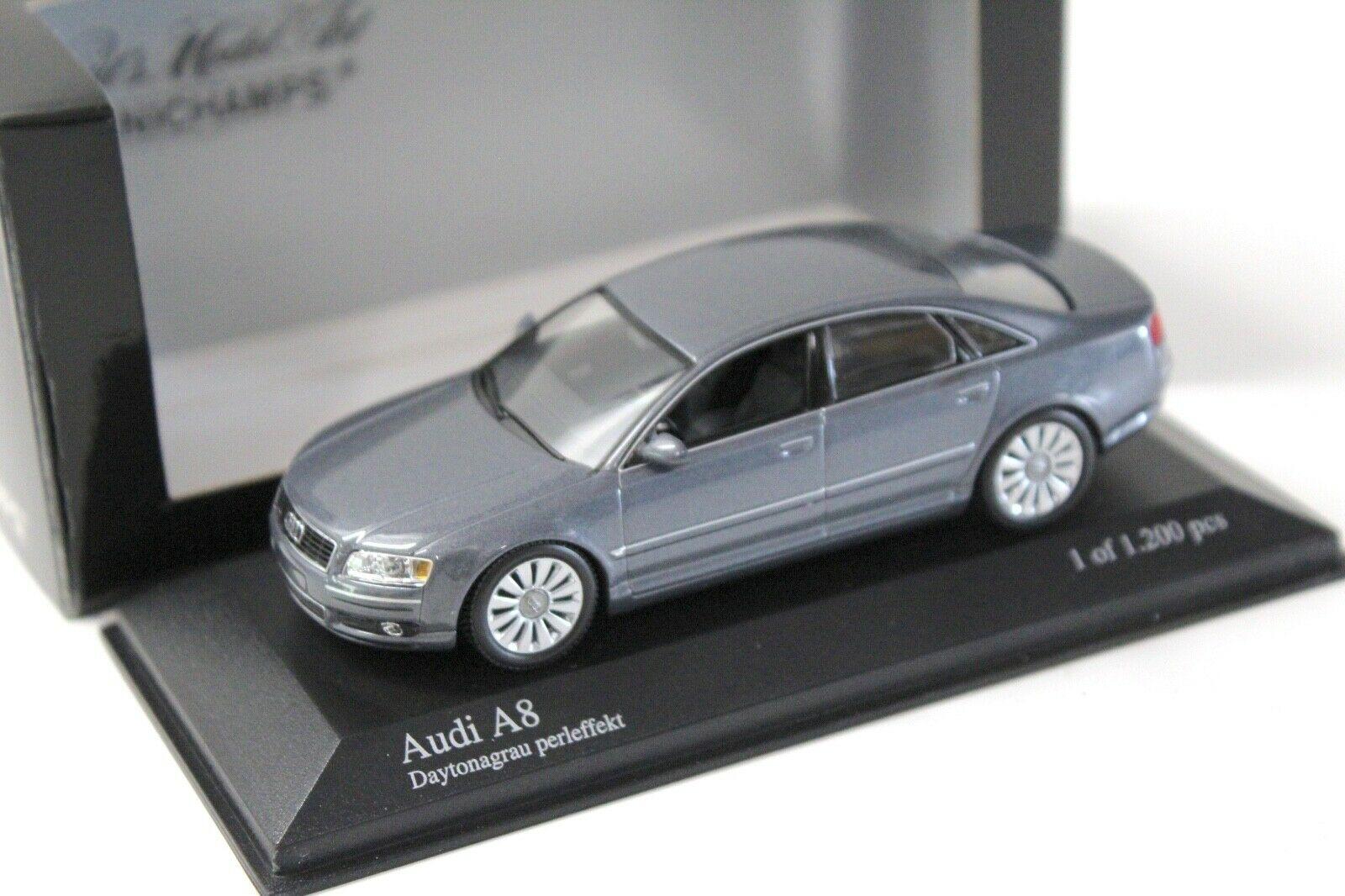 1:43 Minichamps Audi A8 Limousine (D3) Daytona grey 2002