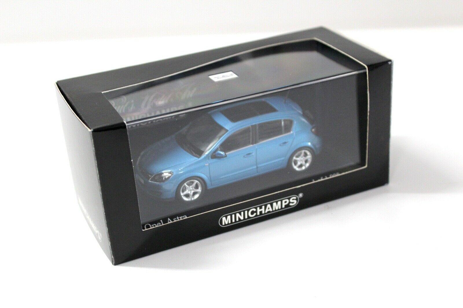 1:43 Minichamps Opel Astra H 5-Türen Breeze blue 2004