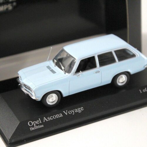 1:43 Minichamps Opel Ascona Voyage light blue