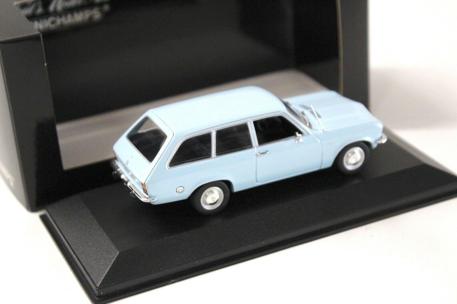 1:43 Minichamps Opel Ascona Voyage light blue