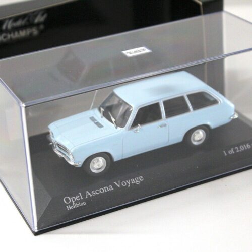 1:43 Minichamps Opel Ascona Voyage light blue