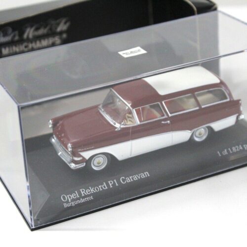 1:43 Minichamps Opel Rekord P1 Caravan Burgunder red