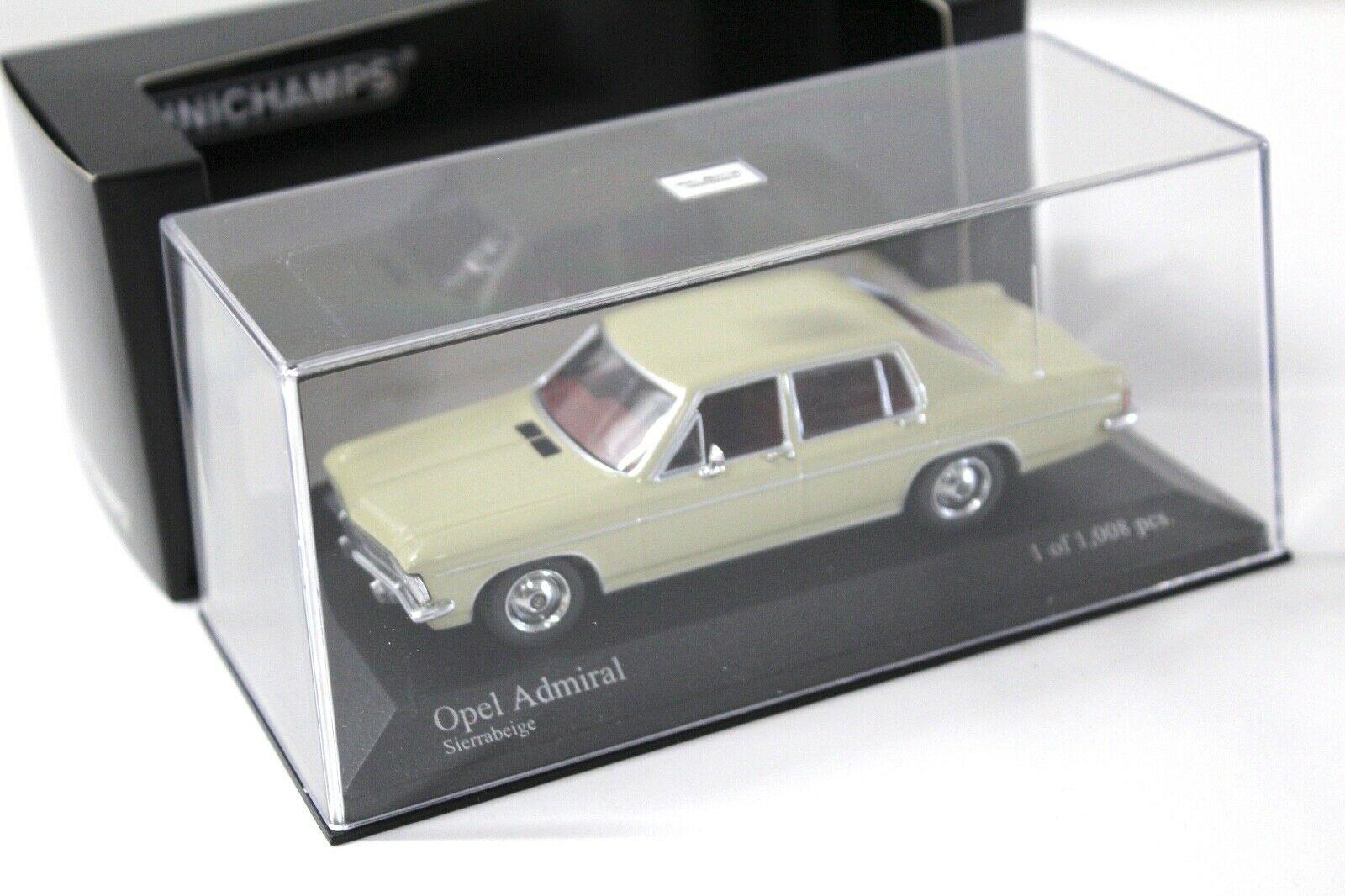 1:43 Minichamps Opel Admiral Limousine 1969 Sierra beige