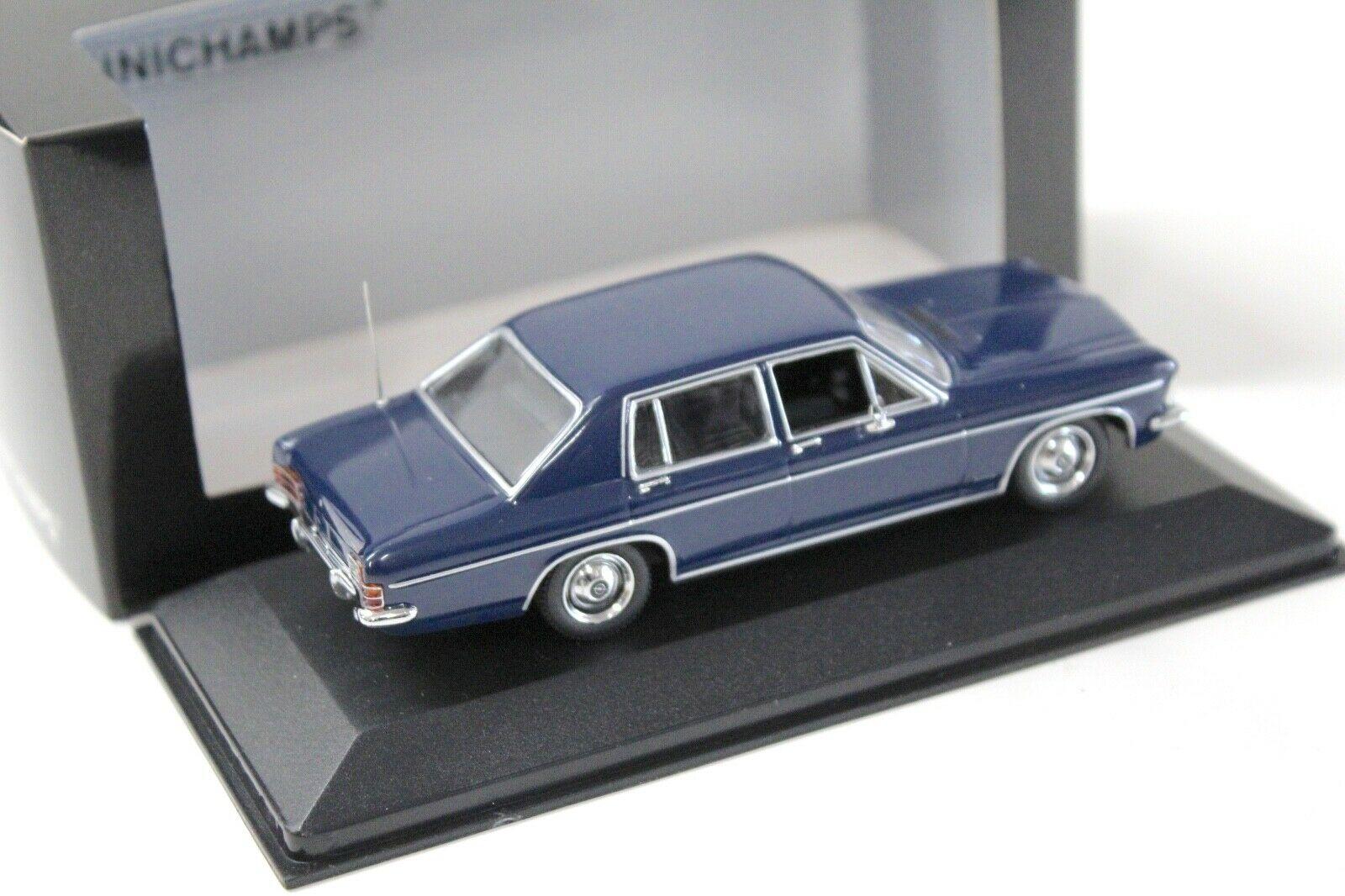1:43 Minichamps Opel Kapitän Limousine 1969 Nocturno blue