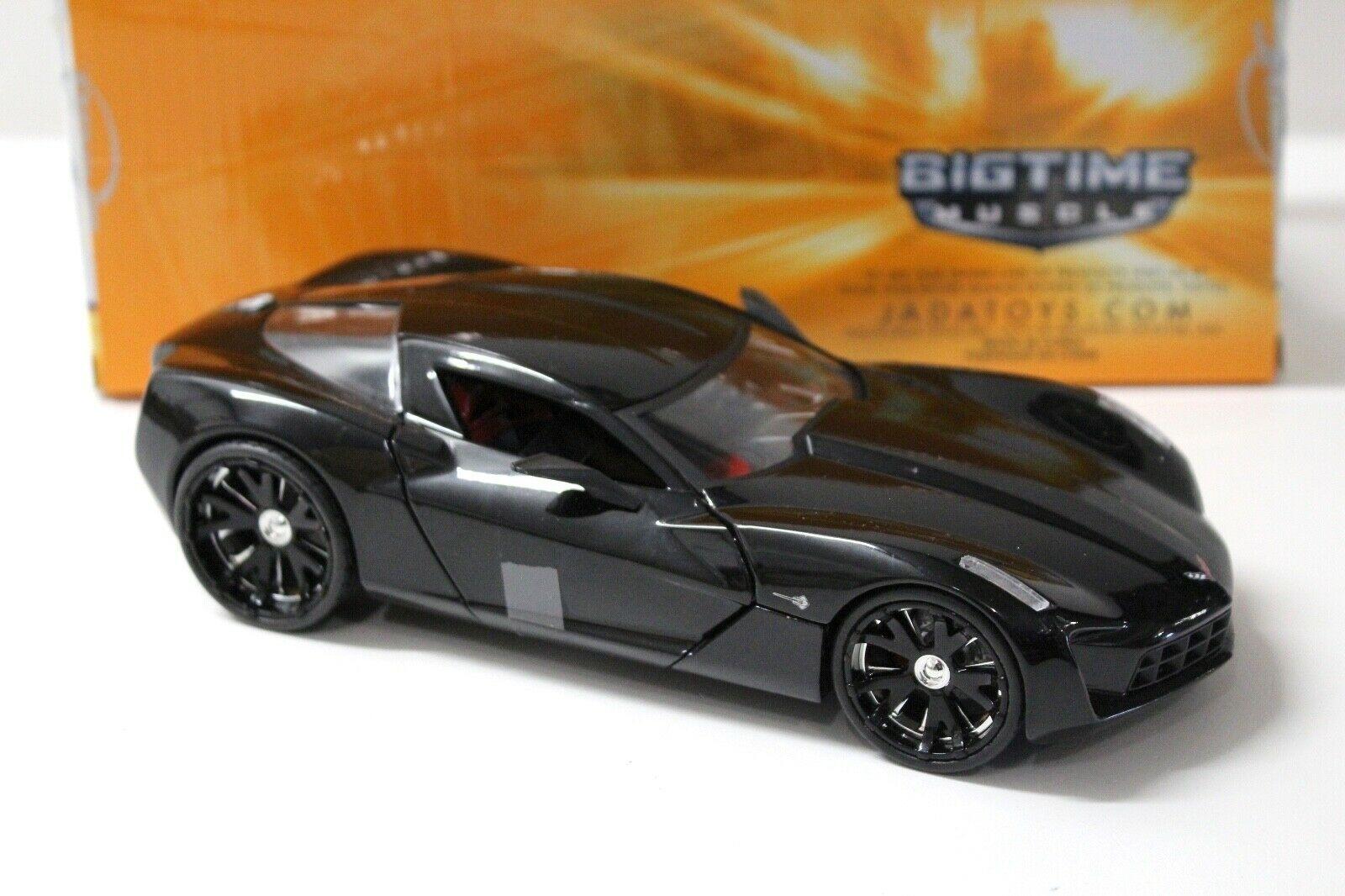 1:24 Jada Chevrolet Corvette Stingray Concept 2009 black