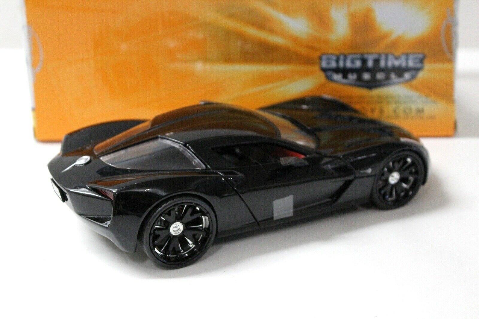 1:24 Jada Chevrolet Corvette Stingray Concept 2009 black