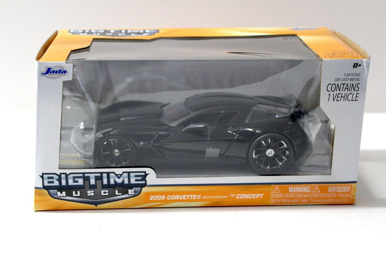 1:24 Jada Chevrolet Corvette Stingray Concept 2009 black