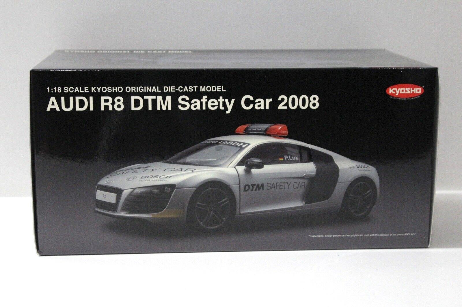 1:18 Kyosho Audi R8 4.2 FSi DTM Safety Car 2008