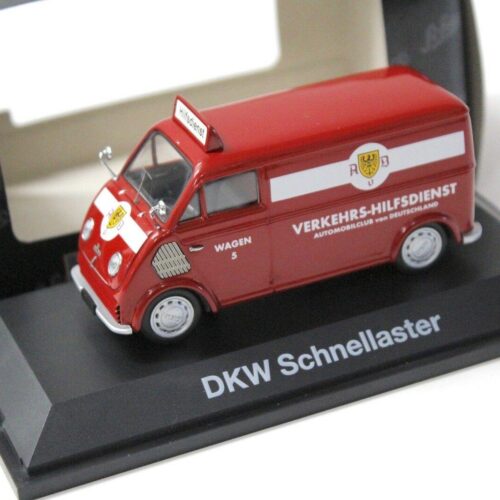 1:43 Schuco DKW Schnelllaster Verkehrs-Hilfe *AVD* SP red