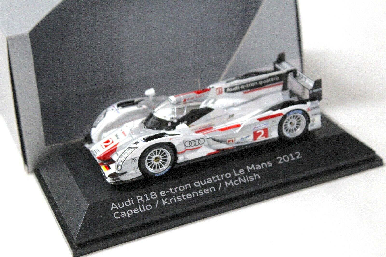 1:43 Spark Audi R18 e-tron quattro LM 2012 #2 DEALER VERSION