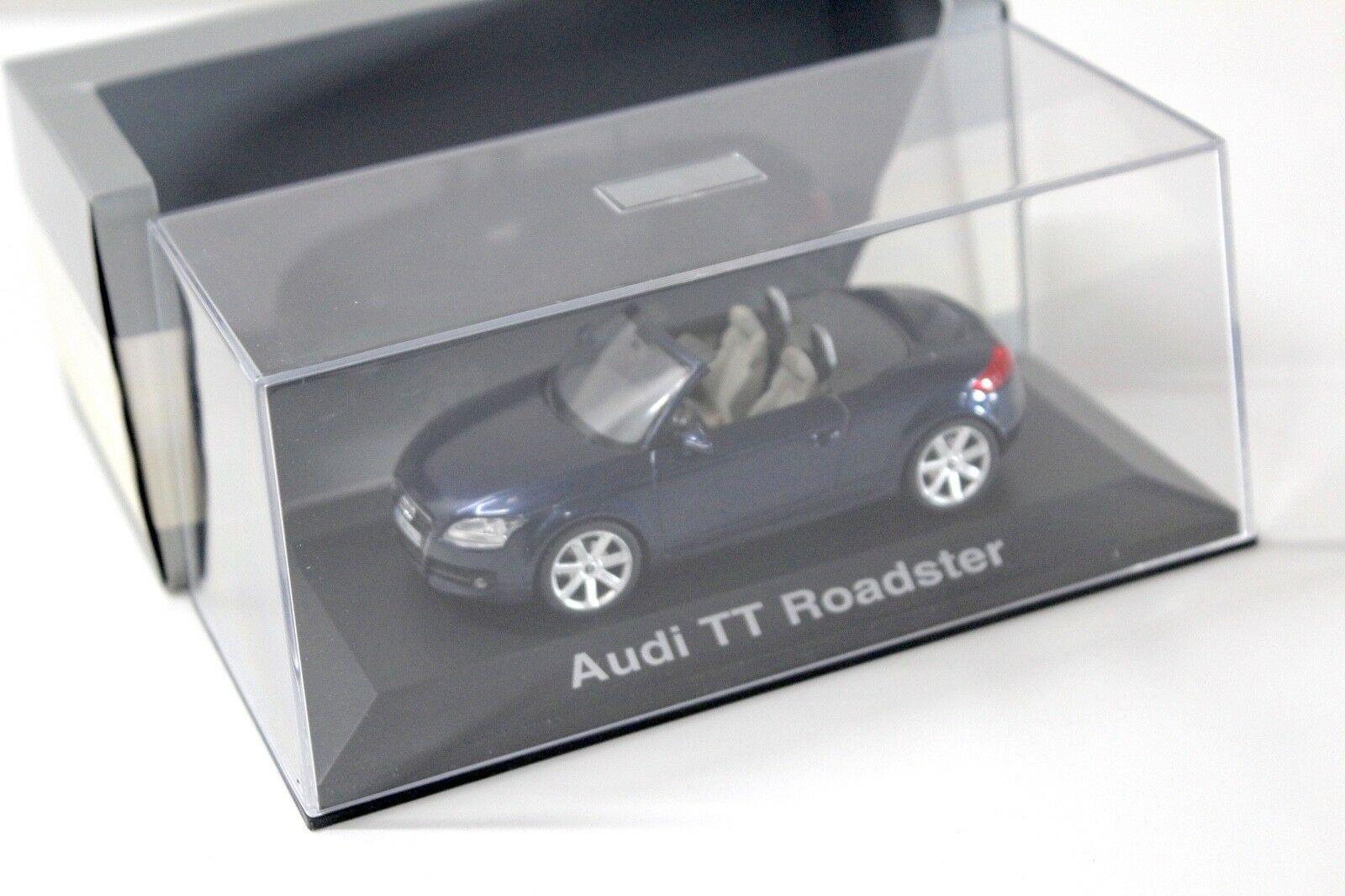 1:43 Schuco Audi TT Roadster Tiefsee blue DEALER VERSION