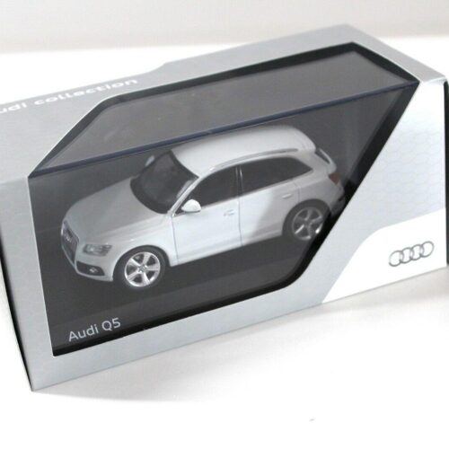 1:43 Schuco Audi Q5 Glacier white SUV DEALER VERSION
