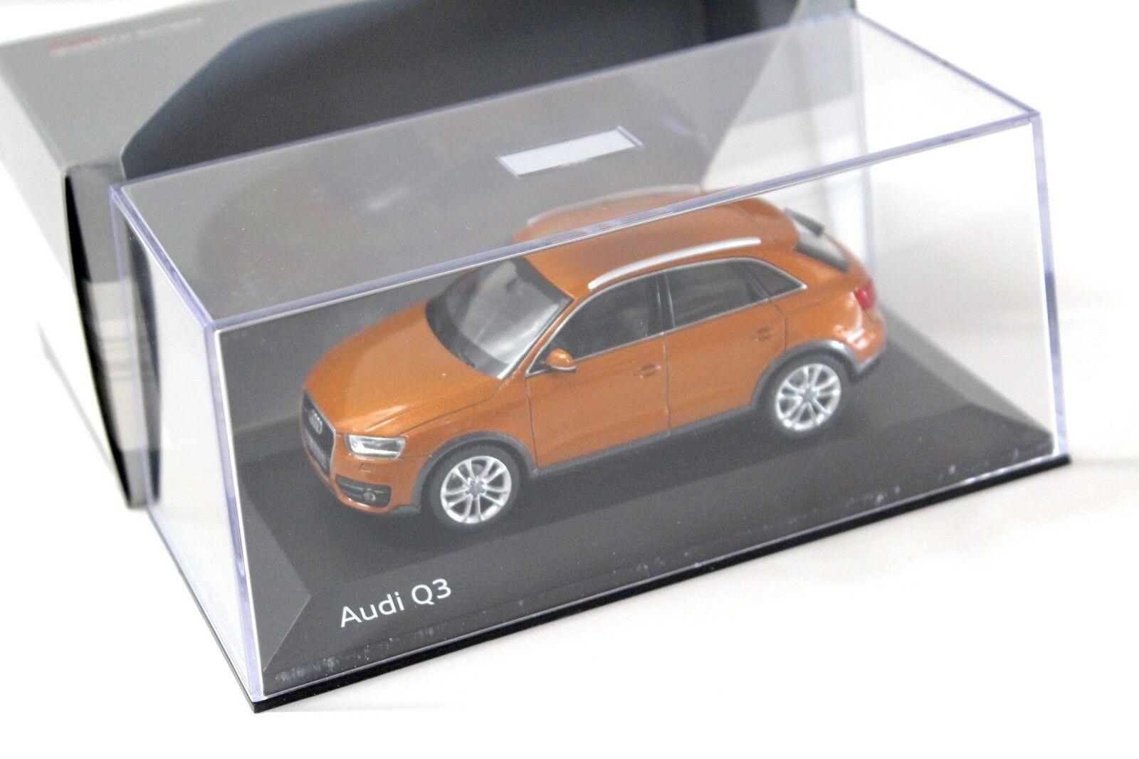 1:43 Schuco Audi Q3 Samoa orange 2011 DEALER VERSION