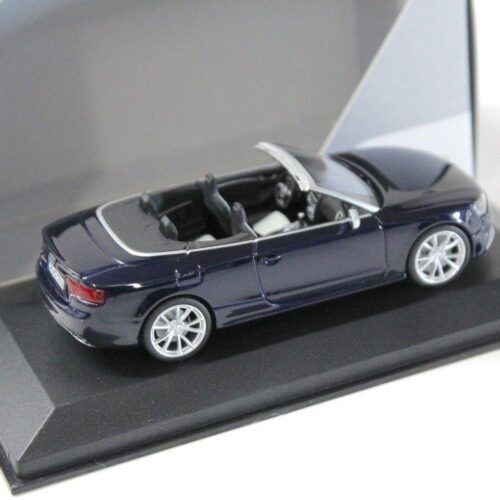 1:43 Minichamps Audi RS5 Cabriolet Estoril blue DEALER VERSION