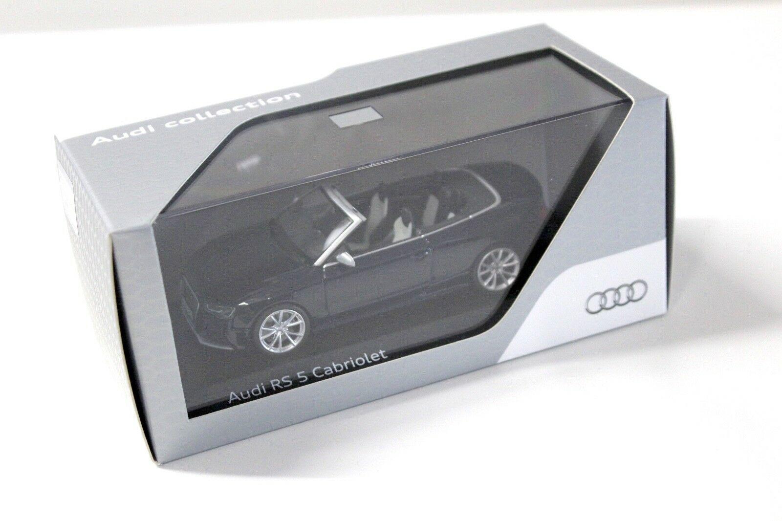 1:43 Minichamps Audi RS5 Cabriolet Estoril blue DEALER VERSION