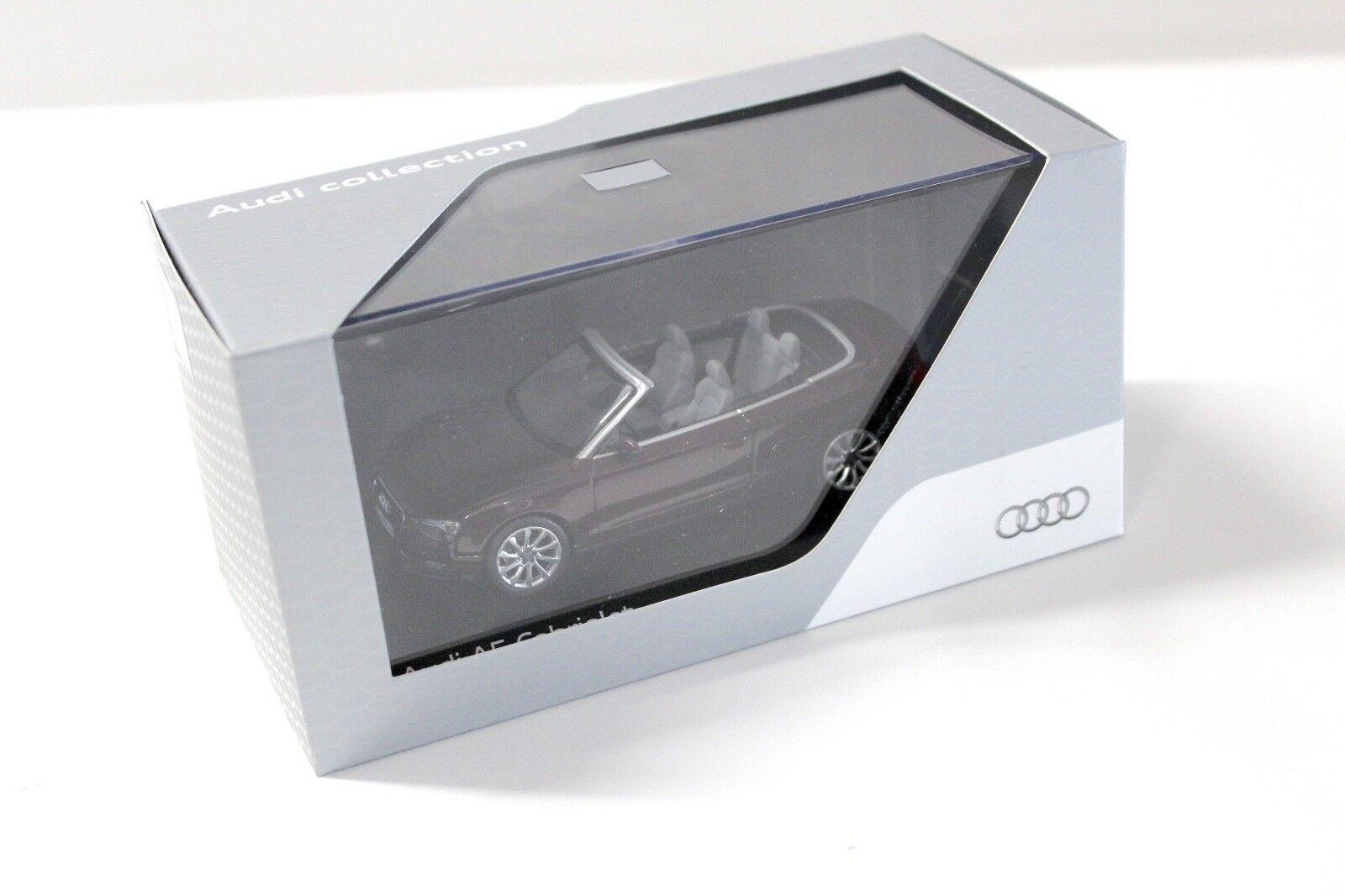 1:43 Norev Audi A5 Cabriolet Shiraz red DEALER VERSION