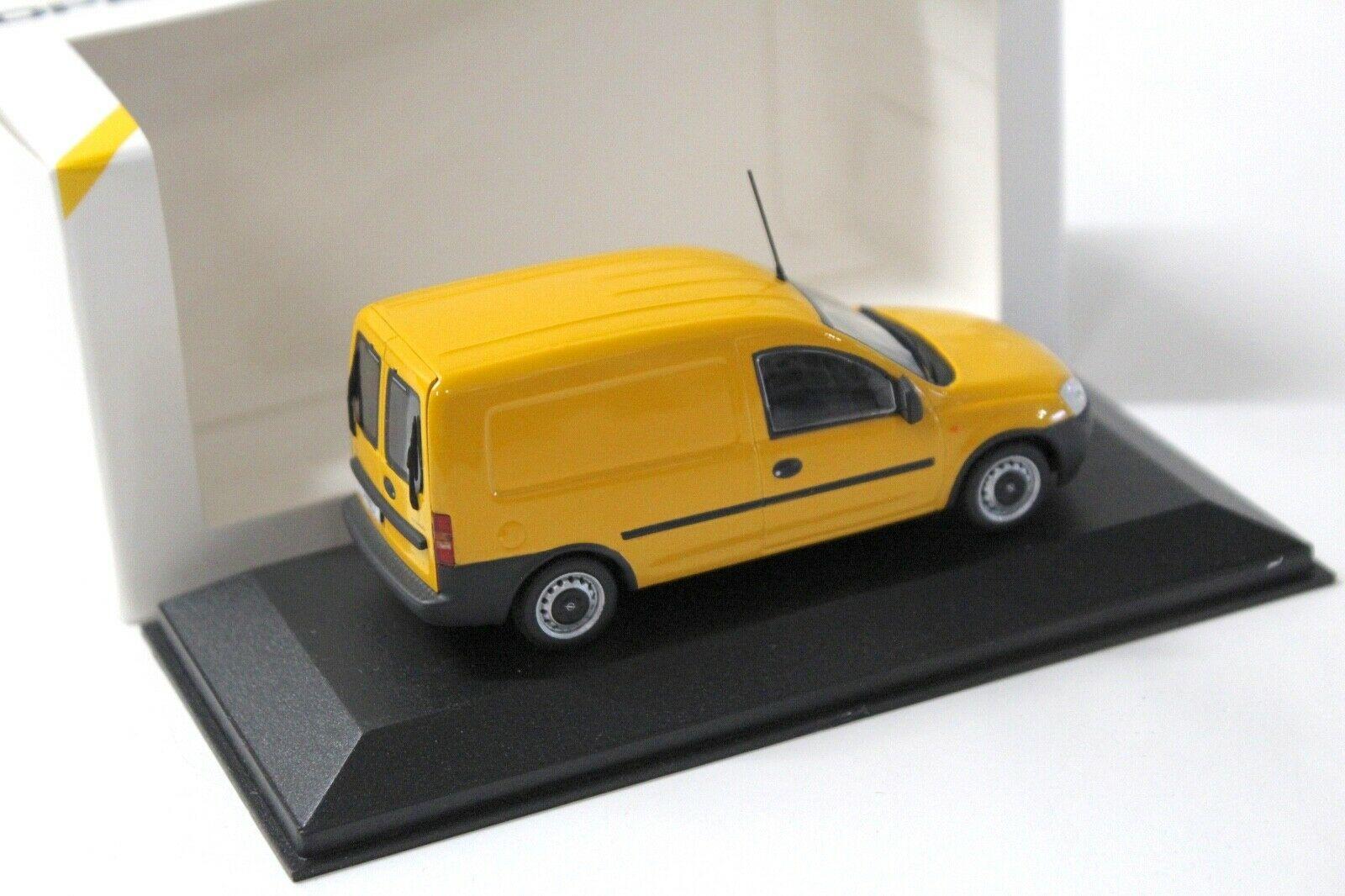 1:43 Minichamps Opel Combo yellow DEALER VERSION