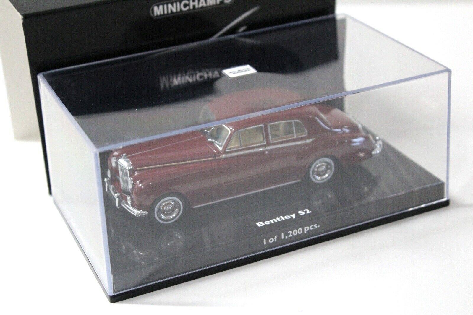 1:43 Minichamps Bentley S2 Standard Saloon 1960 red