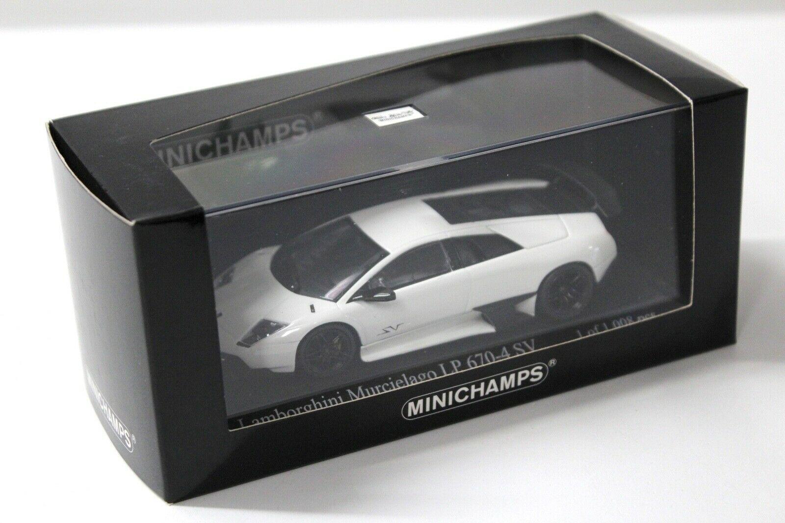 1:43 Minichamps Lamborghini Murcielago LP670-4 SV white