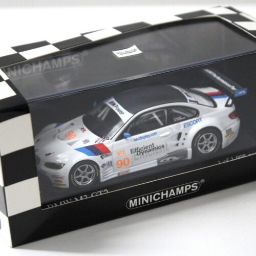 1:43 Minichamps BMW M3 GT2 Hand/Auberlen ALMS 2009 #90 white