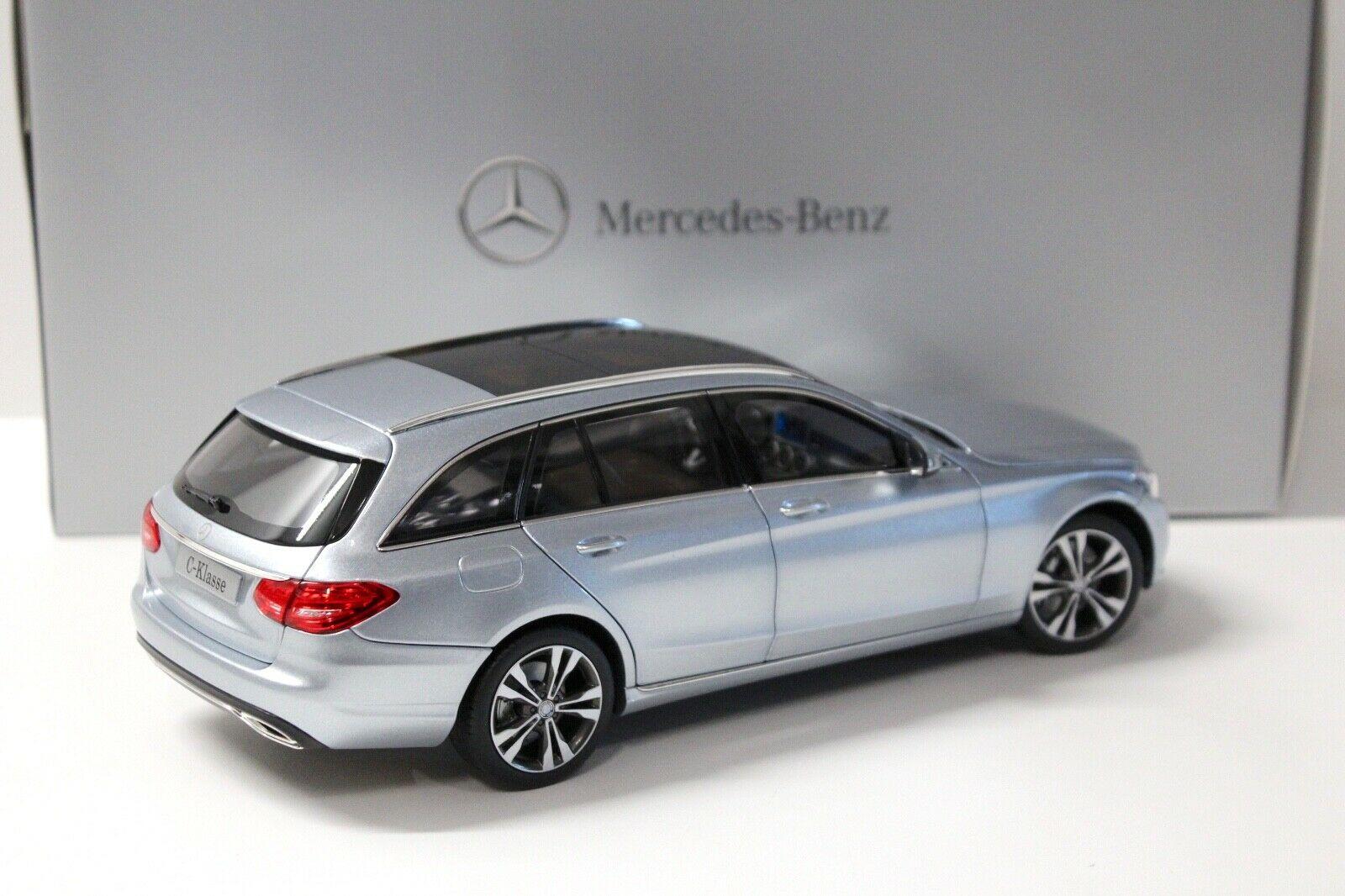 1:18 Norev Mercedes C-Klasse T-Modell silver DEALER VERSION