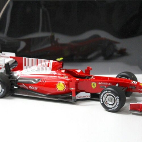 1:18 Hot Wheels Elite Ferrari F1 2010 Fernando Alonso Bahrain GP red