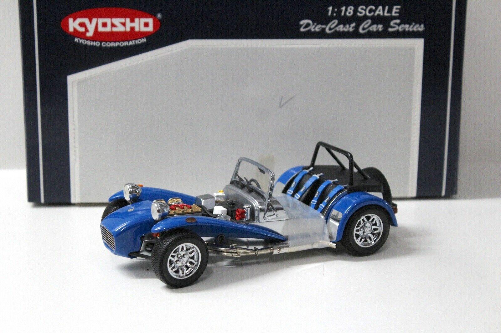 1:18 Kyosho Caterham Super Seven blue/ silver