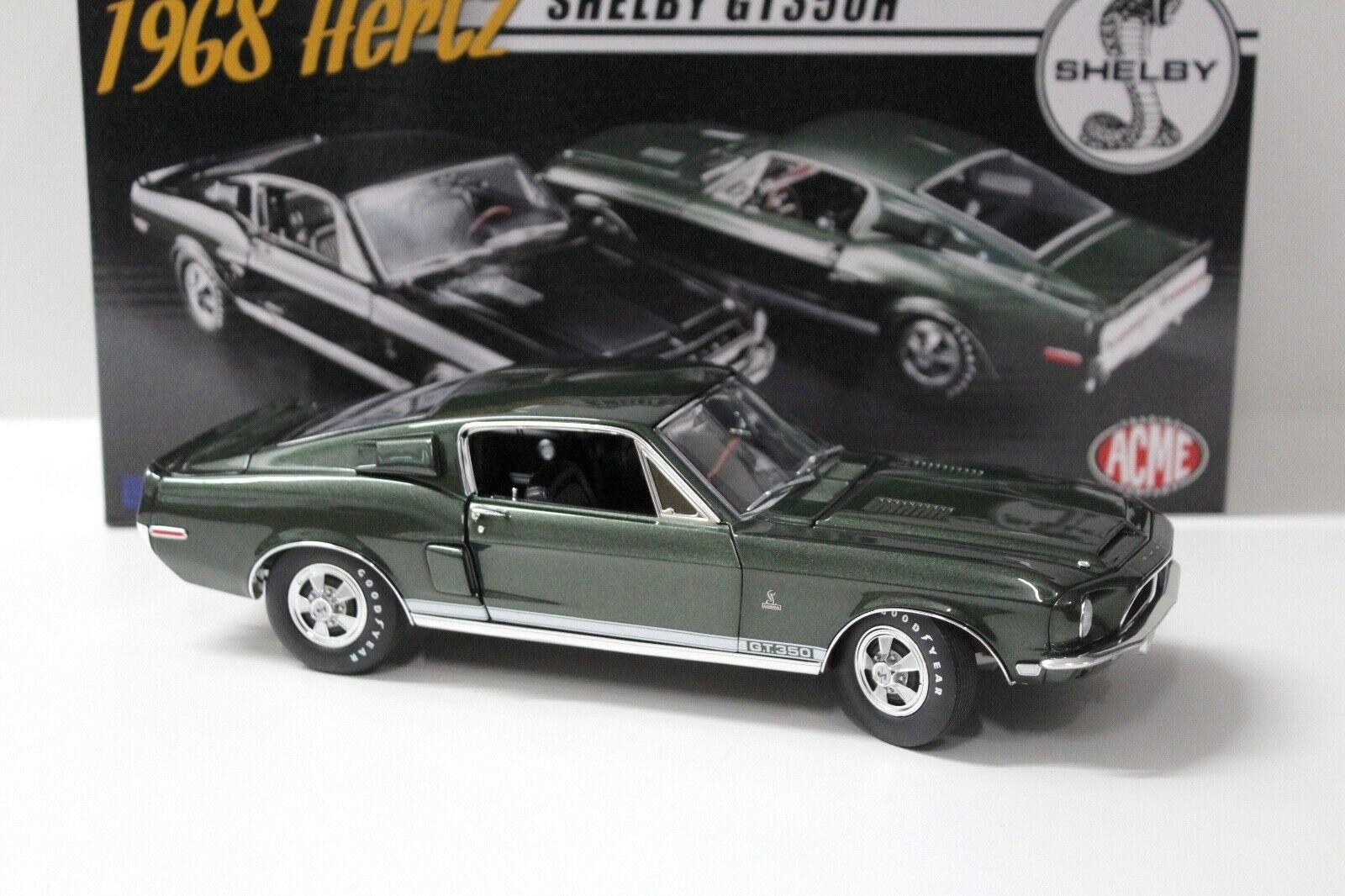 1:18 ACME 1968 HERTZ Shelby GT350H Coupe *RENT A RACER* dark green