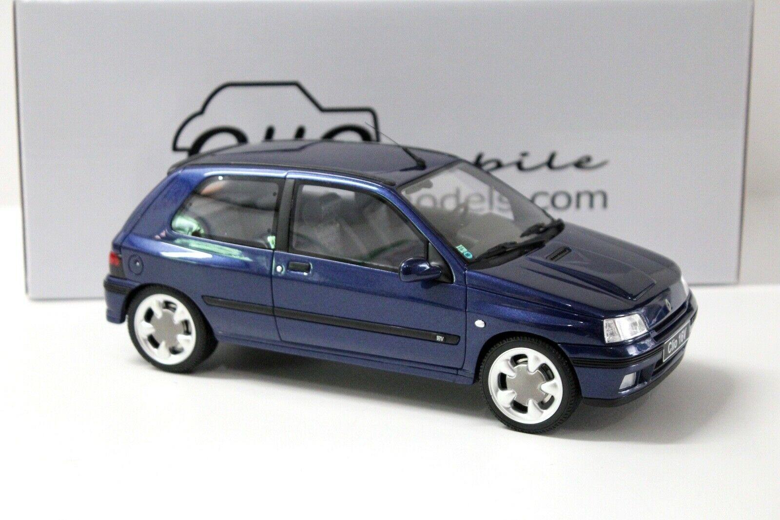 1:18 OTTO mobile OT744 Renault Clio 16V Phase II blue 1995