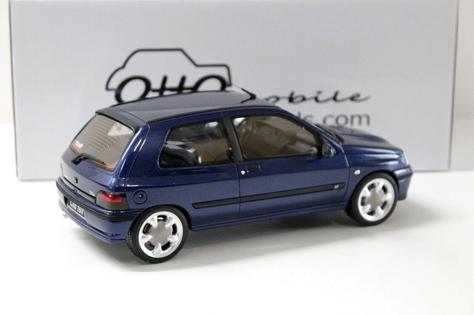 1:18 OTTO mobile OT744 Renault Clio 16V Phase II blue 1995