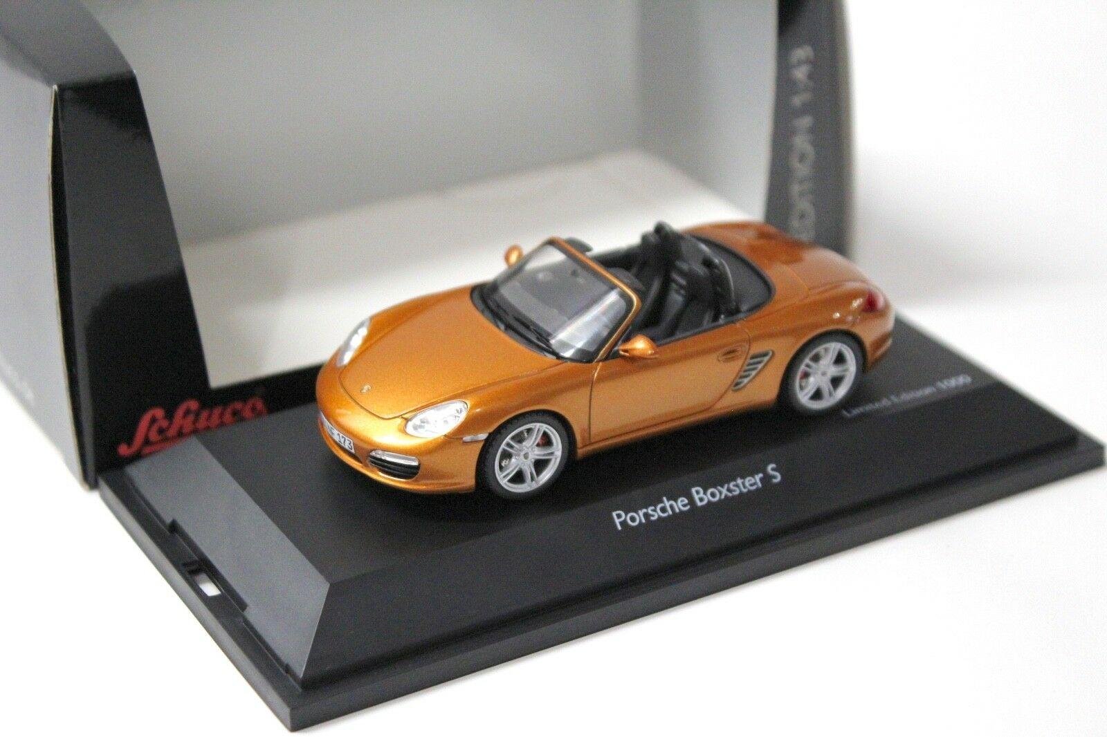 1:43 Schuco Porsche Boxster S gold-orange