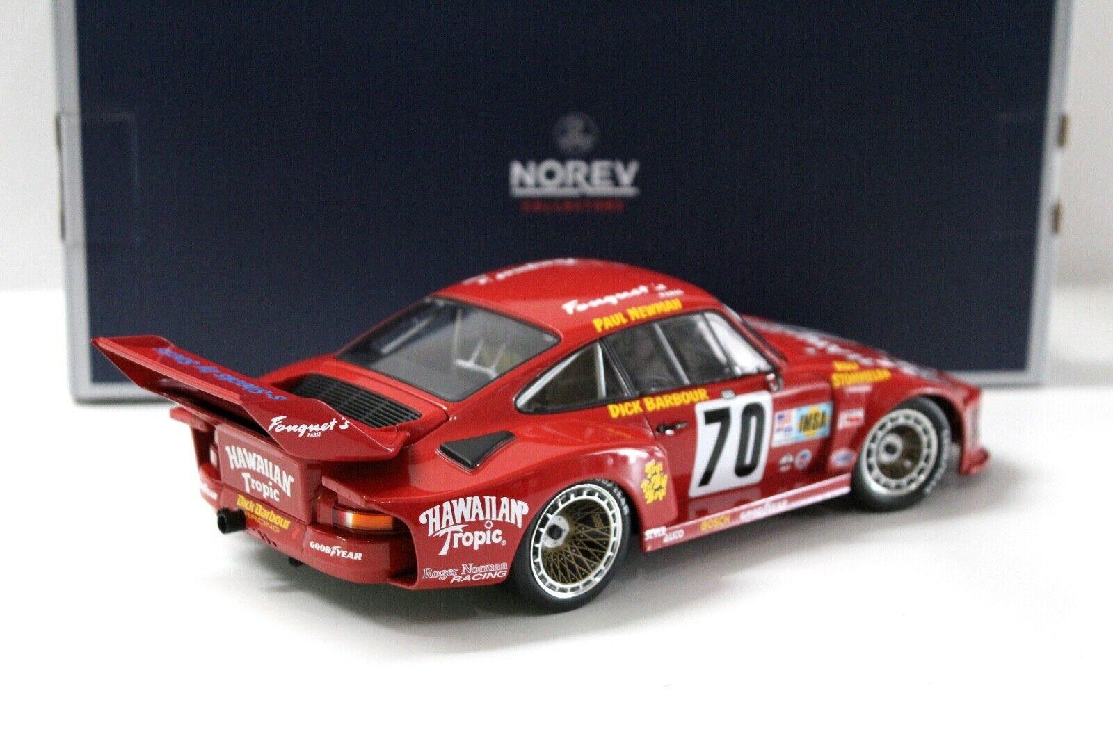 1:18 Norev Porsche 935 LeMans 24h 1979 Barbour #70 red