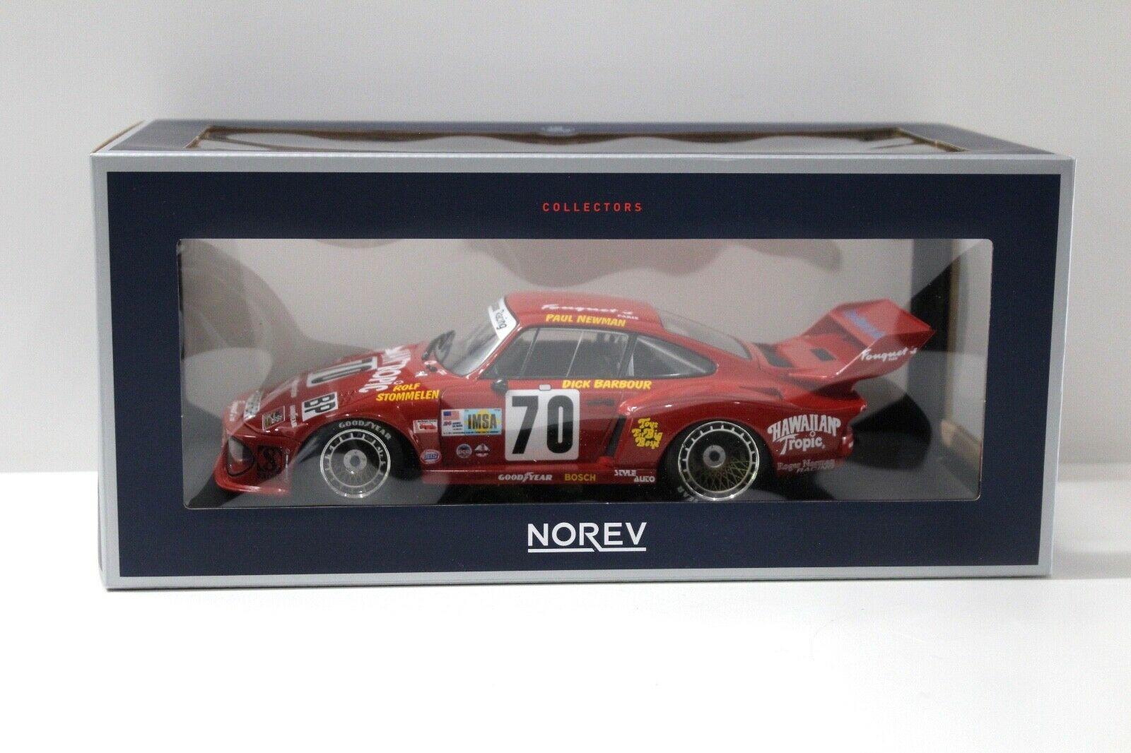 1:18 Norev Porsche 935 LeMans 24h 1979 Barbour #70 red
