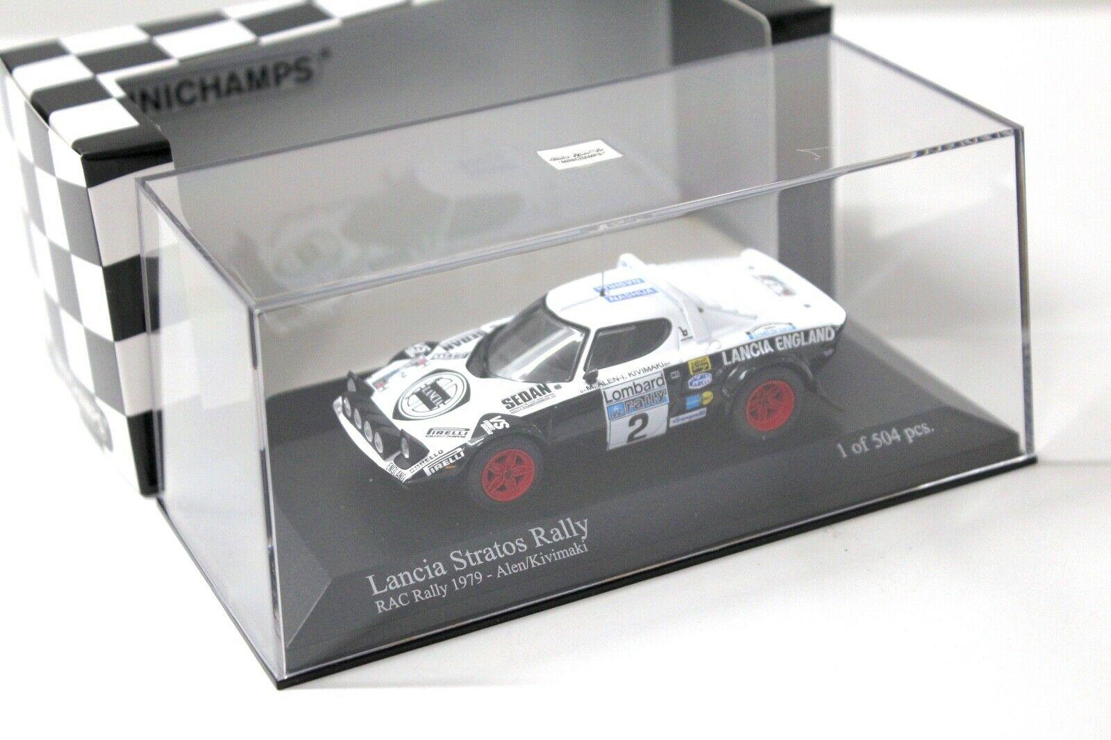 1:43 Minichamps Lancia Stratos #2 RAC Rally England Alen 1979