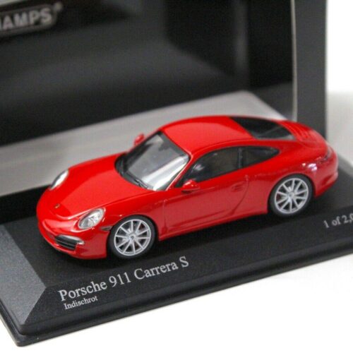 1:43 Minichamps Porsche 911 991 Carrera S Indisch red