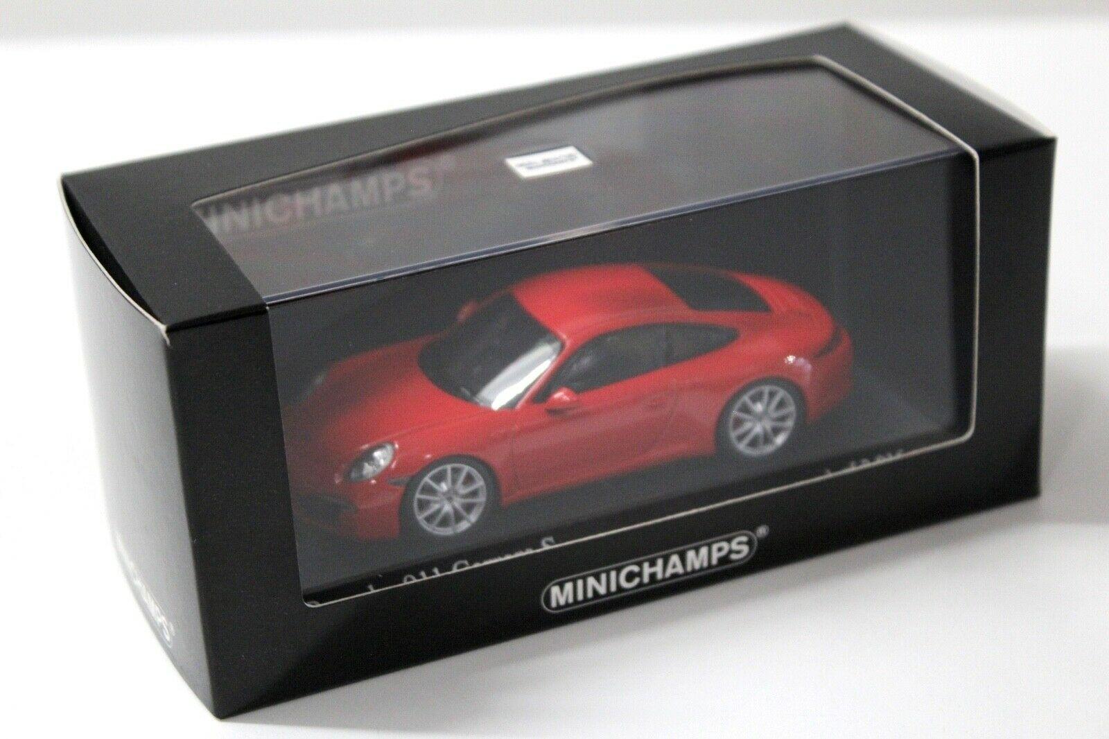 1:43 Minichamps Porsche 911 991 Carrera S Indisch red