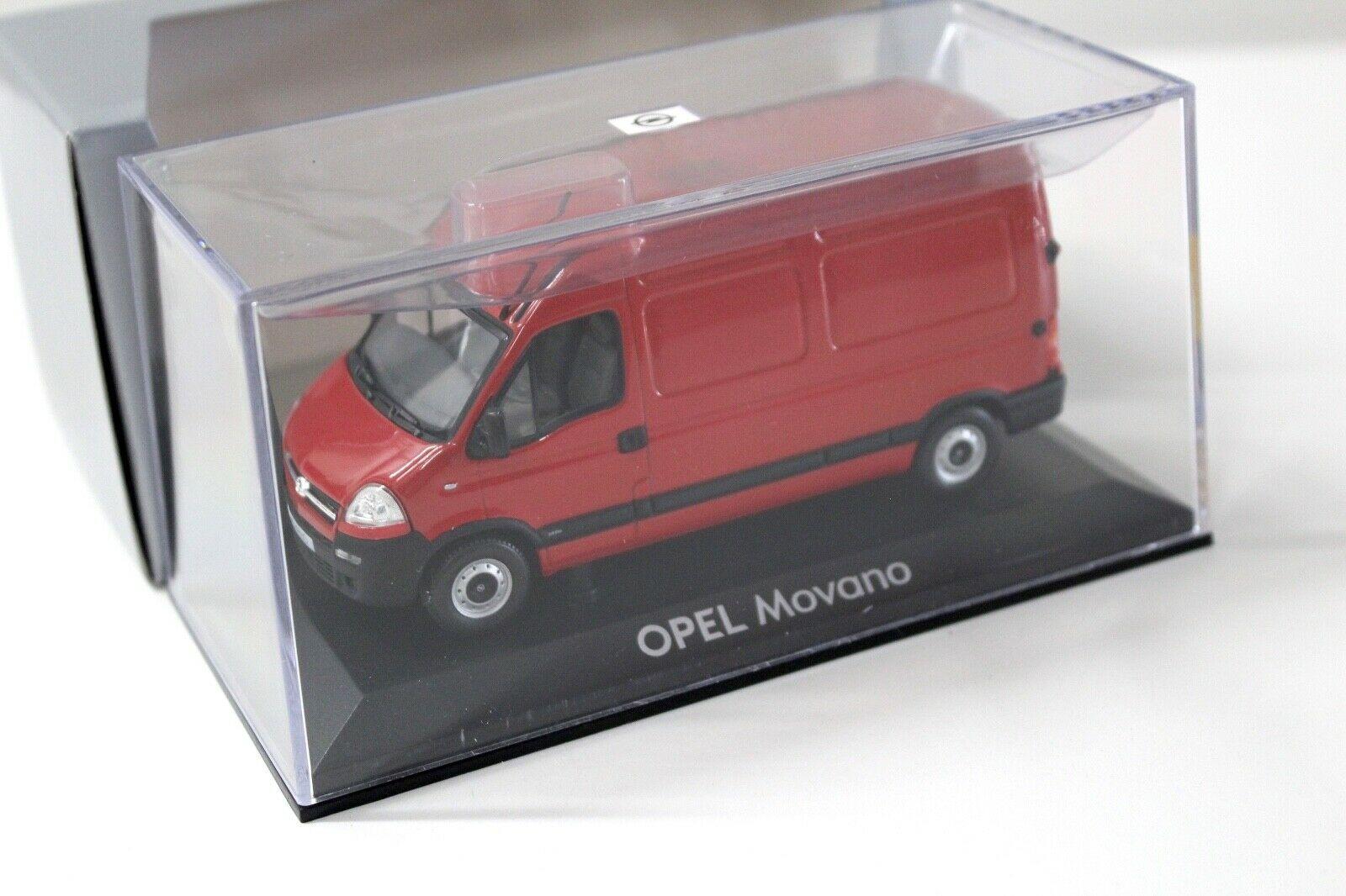 1:43 Norev Opel Movano red DEALER VERSION
