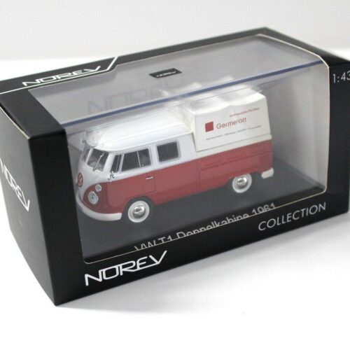 1:43 Norev VW T1 Doppelkabine 1961 Germerott red