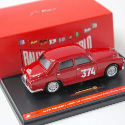 1:43 Brumm Alfa Romeo 1900 Rallye Monte Carlo" 1955 #374 red